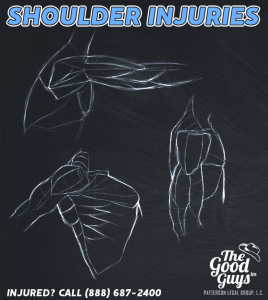 Shoulder Injury? Call Patterson Legal Group 888-687-2400