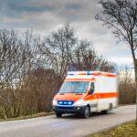 ambulance after a car accident
