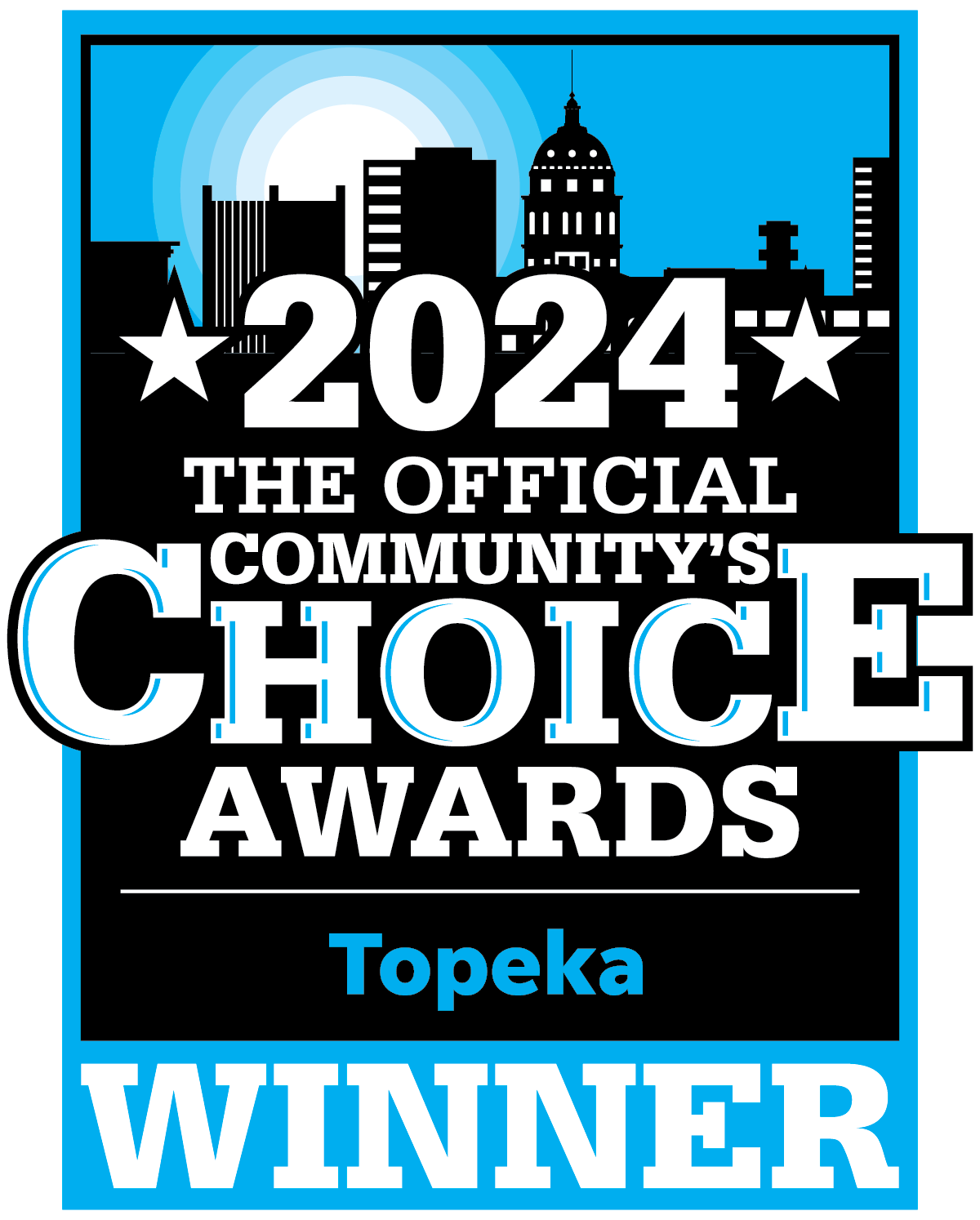 2024 2023 Community's Choice Awards Topeka Winner